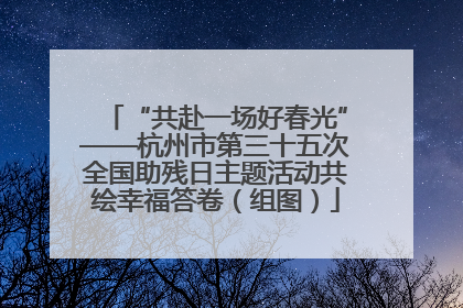 “共赴一场好春光”——杭州市第三十五次全国助残日主题活动共绘幸福答卷（组图）