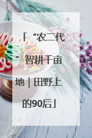 “农二代”智耕千亩地｜田野上的90后