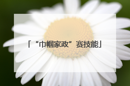 “巾帼家政”赛技能