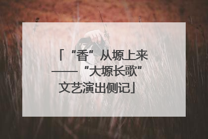 “香”从塬上来——“大塬长歌”文艺演出侧记