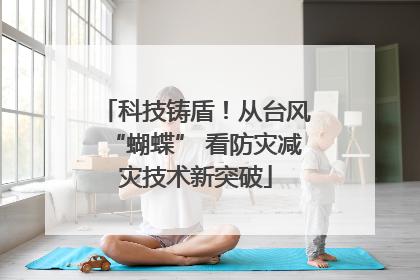 科技铸盾！从台风“蝴蝶” 看防灾减灾技术新突破