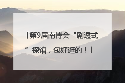 第9届南博会“剧透式”探馆，包好逛的！