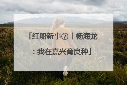 红船新事⑦丨杨海龙：我在嘉兴育良种