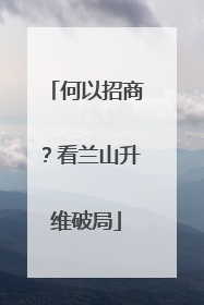 何以招商？看兰山升维破局