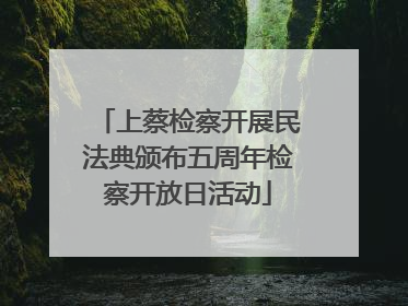 上蔡检察开展民法典颁布五周年检察开放日活动