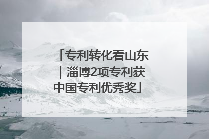 专利转化看山东｜淄博2项专利获中国专利优秀奖
