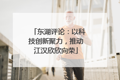东湖评论：以科技创新聚力，推动江汉欣欣向荣