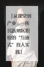 从课堂到产业：一所民族地区职校的“互嵌式”育人实践