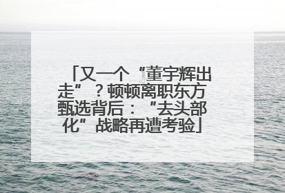 又一个“董宇辉出走”？顿顿离职东方甄选背后：“去头部化”战略再遭考验