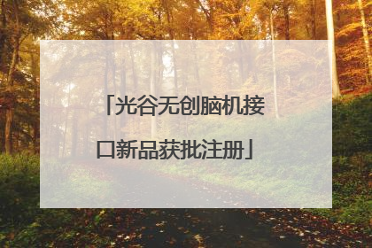 光谷无创脑机接口新品获批注册