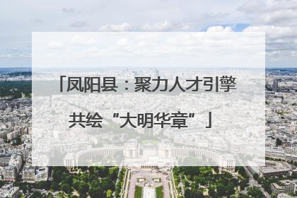 凤阳县：聚力人才引擎 共绘“大明华章”