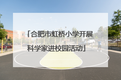 合肥市虹桥小学开展科学家进校园活动