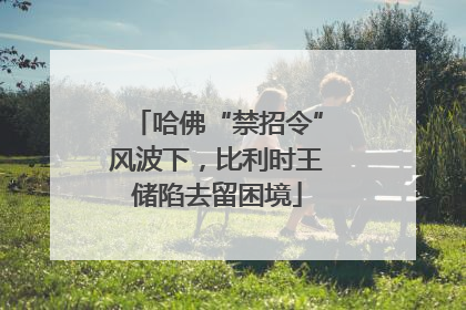 哈佛“禁招令”风波下，比利时王储陷去留困境
