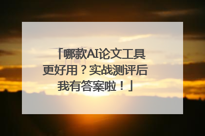 哪款AI论文工具更好用？实战测评后我有答案啦！