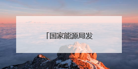 国家能源局发布实施意见！