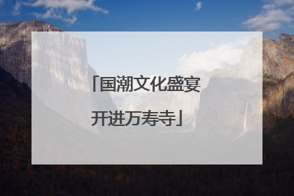 国潮文化盛宴开进万寿寺