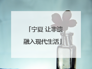 宁夏 让非遗融入现代生活
