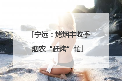 宁远：烤烟丰收季 烟农“赶烤”忙