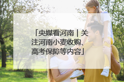 央媒看河南｜关注河南小麦收购、高考保障等内容
