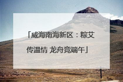 威海南海新区：粽艾传温情 龙舟竞端午