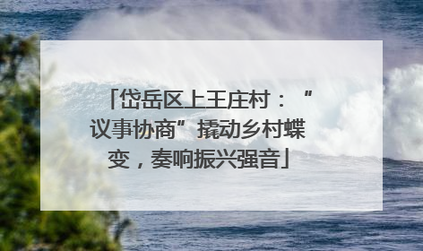 岱岳区上王庄村：“议事协商”撬动乡村蝶变，奏响振兴强音