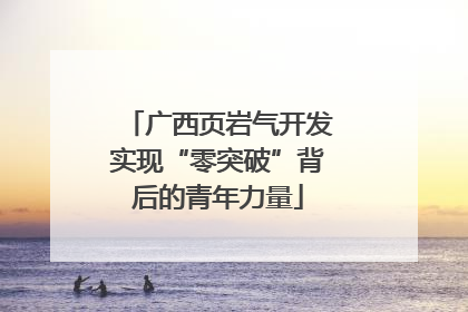 广西页岩气开发实现“零突破”背后的青年力量