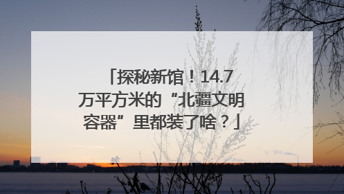 探秘新馆！14.7万平方米的“北疆文明容器”里都装了啥？
