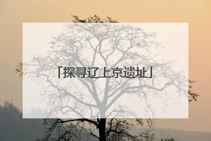 探寻辽上京遗址