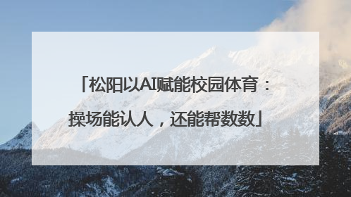 松阳以AI赋能校园体育：操场能认人，还能帮数数