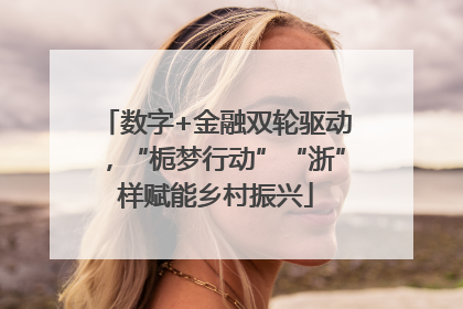 数字+金融双轮驱动，“栀梦行动”“浙”样赋能乡村振兴