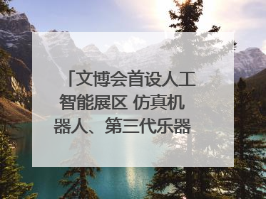 文博会首设人工智能展区 仿真机器人、第三代乐器成为人气王｜文博向“新”