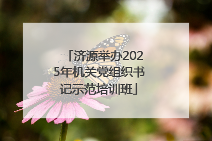 济源举办2025年机关党组织书记示范培训班