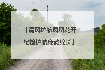 清风护航凤凰花开 纪检护航廉韵绵长