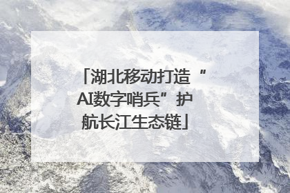 湖北移动打造“AI数字哨兵”护航长江生态链