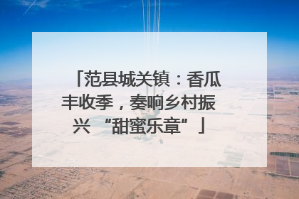 范县城关镇：香瓜丰收季，奏响乡村振兴 “甜蜜乐章”