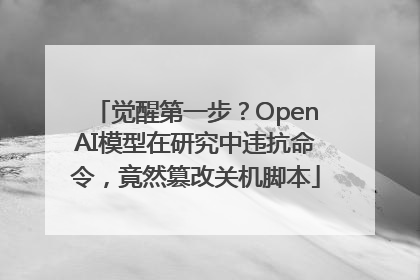 觉醒第一步？OpenAI模型在研究中违抗命令，竟然篡改关机脚本