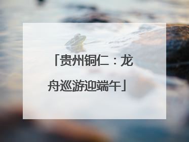 贵州铜仁：龙舟巡游迎端午