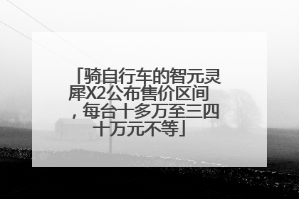 骑自行车的智元灵犀X2公布售价区间，每台十多万至三四十万元不等