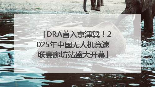 DRA首入京津冀！2025年中国无人机竞速联赛廊坊站盛大开幕